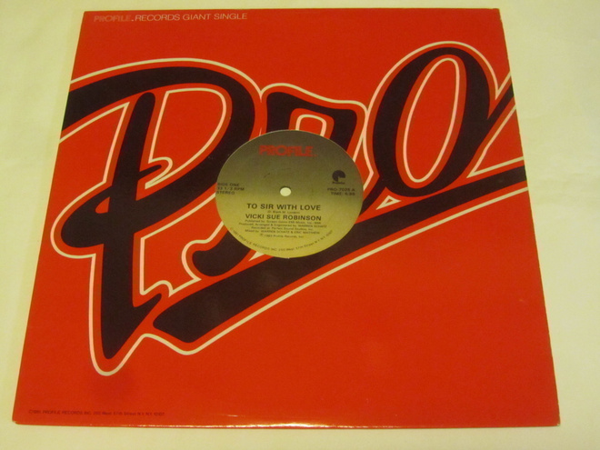 Vicki Sue Robinson: To Sir With Love   12" single    1983
