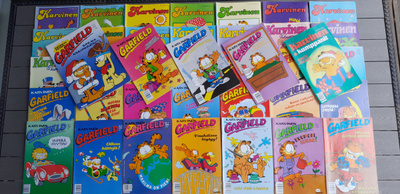 Karvinen / Garfield 40 kpl Lehtierä 1987-1992