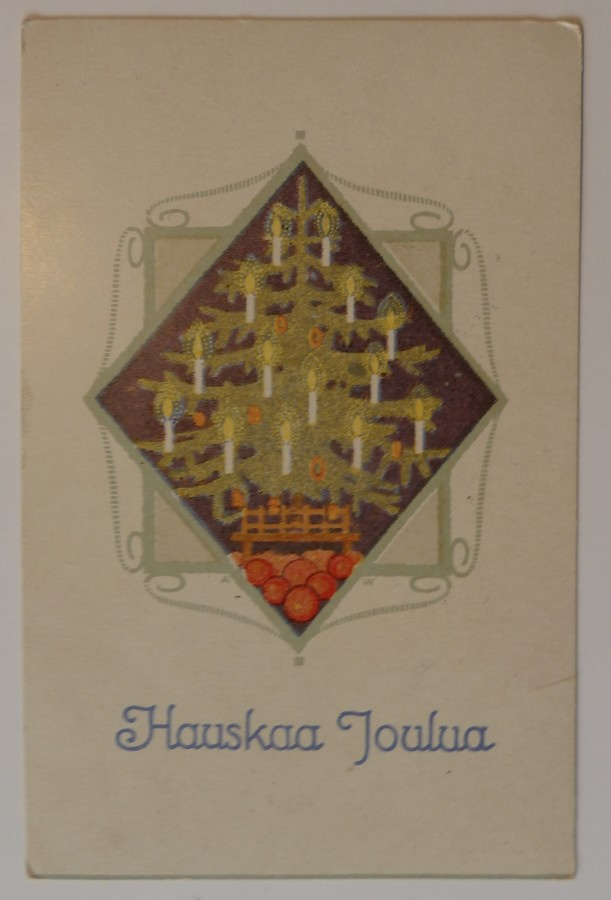 Joulukortti, piirt. Arttur Werner 1920-lukua