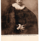 Vanha kortti, Antoon van Dyck, Alexandre della Faillen muoto - pikkukuva 1