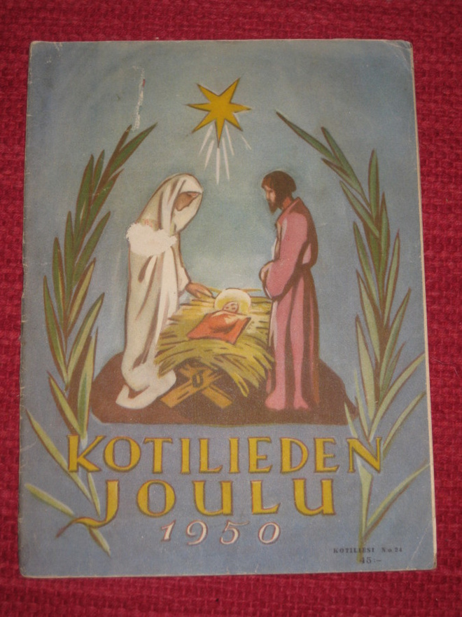 Kotiliesi : Joulu 1950  , kansi Martta Wendelin