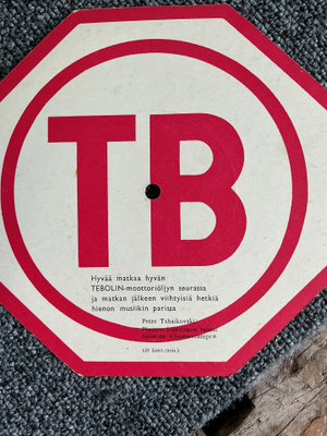 TB vanha mainoslevy erikoisuus