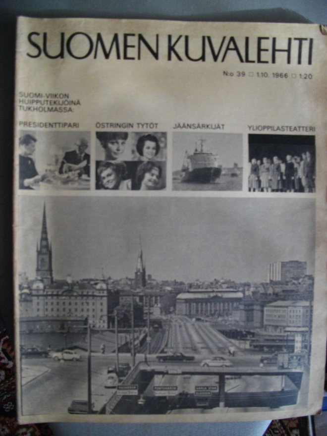 Suomen Kuvalehti Nro 39/1966 (6.11)