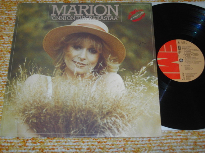 MARION - Onni On Kun Rakastaa - LP - 1979 iskelmä,pop MINT-