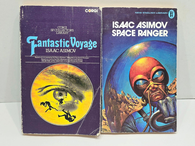Fantastic Voyage + Space Ranger kirjat (Isaac Asimov)