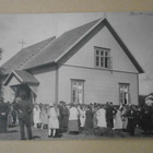 Kemiö, rukoushuone, paljon väkeä, vkpk, p. 1926, numeroleima - pikkukuva 1