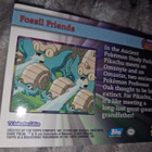 Fossil Friends Holo blue topps pokemon card - pikkukuva 2