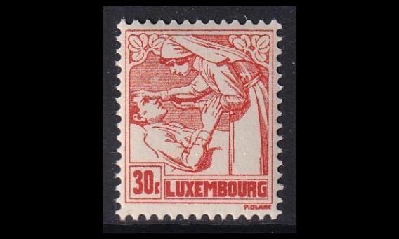 Luxemburg 158 ** Tuberkuloosin ehkäisy 30+5 C (1925)