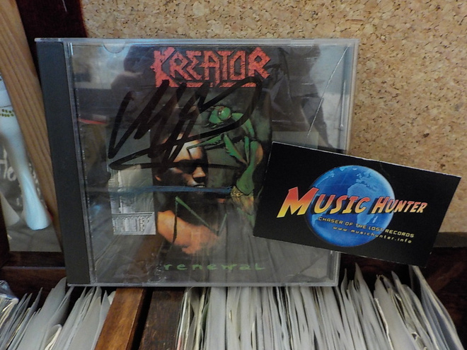 KREATOR - RENEWAL CD + MILLE PETROZZA NIMIKIRJOITUS