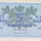 5 Markkaa 1963 Litt. B U9100833 - pikkukuva 1