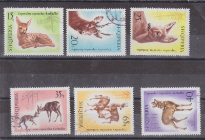 Albania 1967 nisäkkäitä