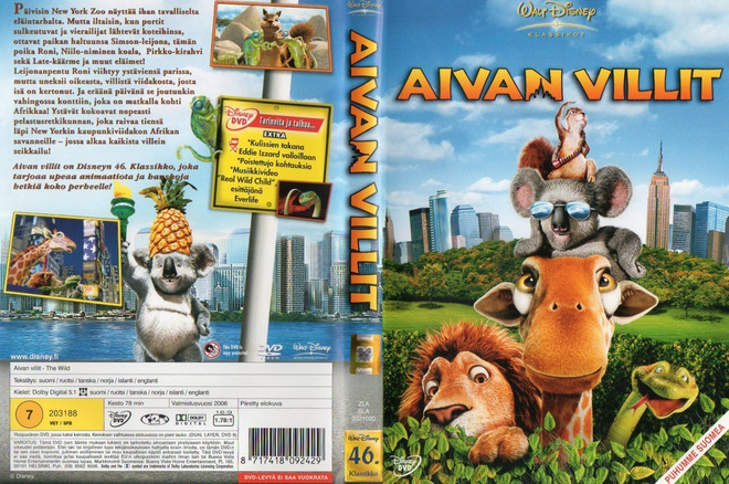 aivan villit	(2 140)	K	-FI-	DVD	suomik.			, disney 46.klassi