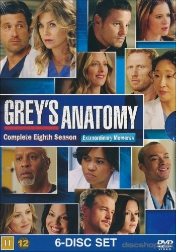 Greyn Anatomia  -  Kausi 8  -  (6 DVD)