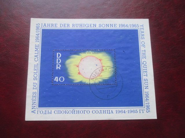 DDR: Kansainvälinen auringon vuosi 40 Pf 1964