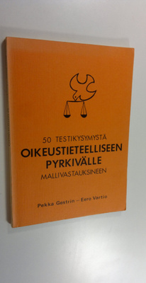 Pekka Gestrin : 50 tenttikysymystä oikeustieteelliseen py...