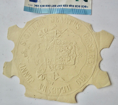 VANHA Paperisinetti SUOmen Senaatti 1800-l KOMEA