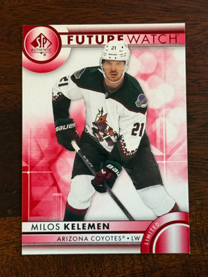 2023-24 SP Authentic Limited Red #119 Milos Kelemen FW