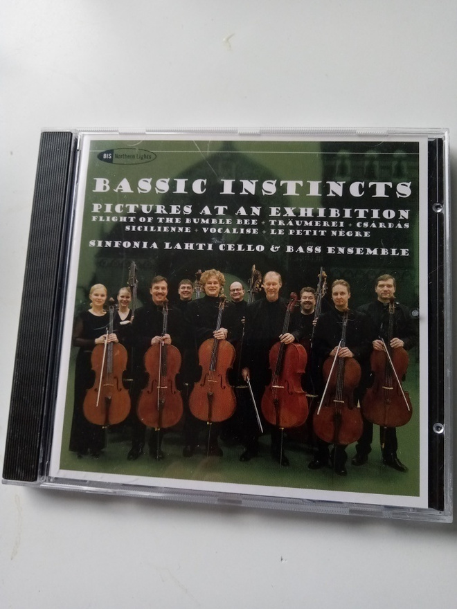CD Bassic Instincts - Sinfonia Lahti Cello & Bass Ensemble