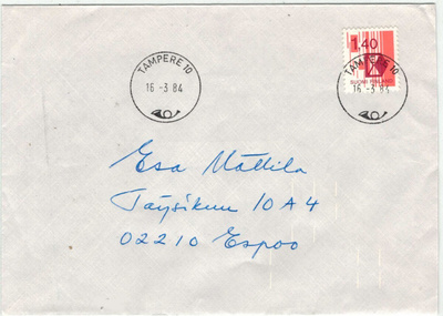 1984 1.luokan kirje