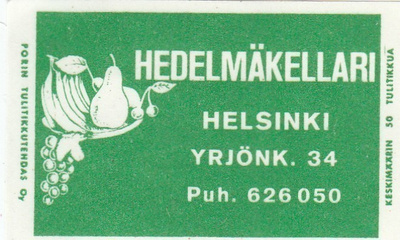 Helsinki, Hedelmäkellari  a50