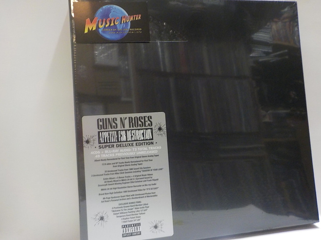 GUNS N ROSES-APPETITE FOR DESTRUCTION 4CD+BLURAY "SS"