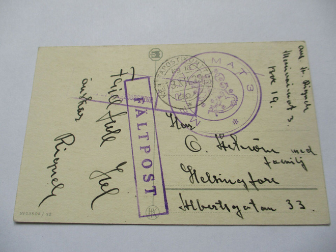 1939 Merivoimat 3 talvisodan pikkukortilla