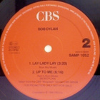 BOB DYLAN :: SPECIAL "SAMPLER" PROMO VINYYLI 12" :: 1986 - pikkukuva 4