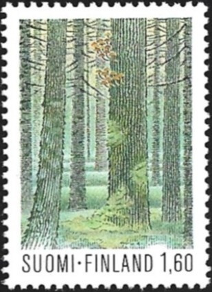 1982 Kuvamerkki Seitseminen 1,60 mk paperi xX ** LaPe 891
