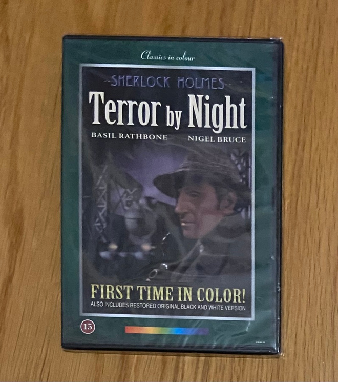 Sherlock Holmes: Terror by Night (UUSI DVD)