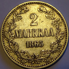 1865 2 markkaa kl5 - pikkukuva 1