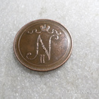 10 penniä 1910 hienokuntoinen , hieman patinoitunut, - pikkukuva 2