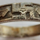 VANHA Sormus Korvaussormus 1940 Hakaristi koko n 19 mm - pikkukuva 2