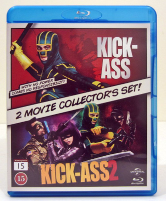 Kick-Ass ja Kick-Ass 2 tuplaboksi blu-ray