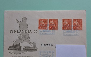 Kuvienmukainen F • D • C / kulk. Erikoisleimakuori v. 1956
