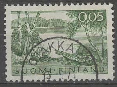 M63 1963 5p rantamaisema loisto OJAKKALA -71