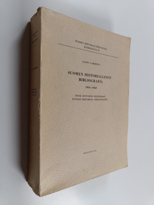 Paavo Lamminen : Suomen historiallinen bibliografia 1951-...