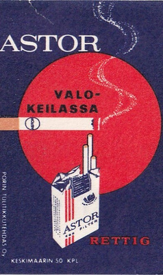 ASTOR. Rettig. tupakka   . s55