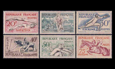 Ranska 978-83 ** Urheilu (1953)