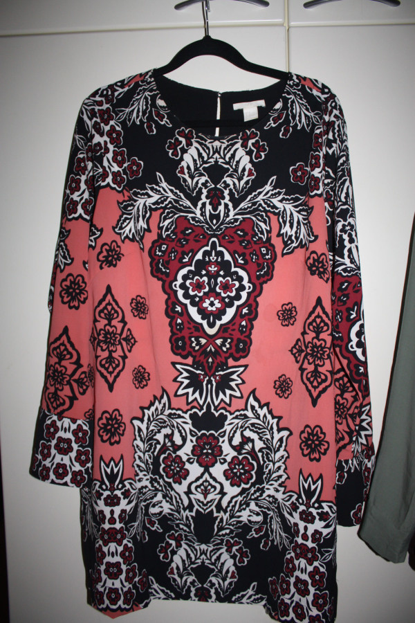 Tunika mekko 46 paisley kuvio UUSI mattapinta