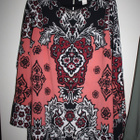 Tunika mekko 46 paisley kuvio UUSI mattapinta - pikkukuva 1