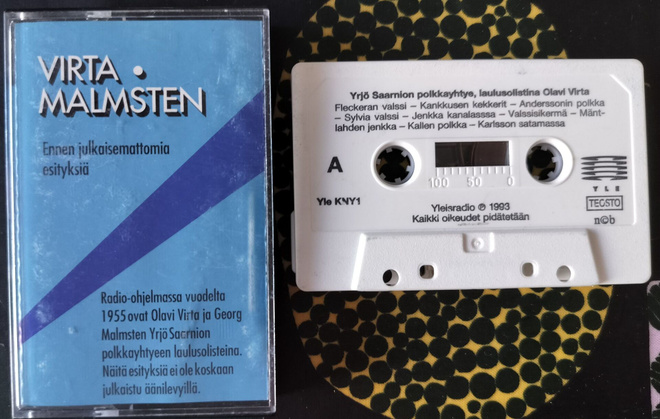 VIRTA&MALMSTEN&SAARNION POLKKAYHTYE-Kasetti, YLE KNY1,v.1993