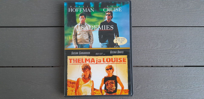 DVD: Sademies (1988) + Thelma Ja Louise (1991) 2xDVD