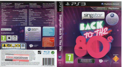 singstar back to the 80s (87 945) k PS3