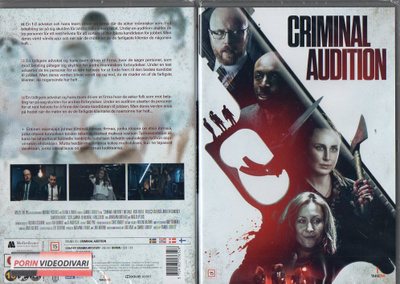 criminal audition (52 971) UUSI -FI- DVD 2019