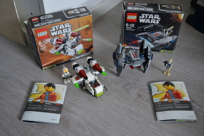 Lego Star Wars Vulture Droid 75073 & Republic Gunship 75076