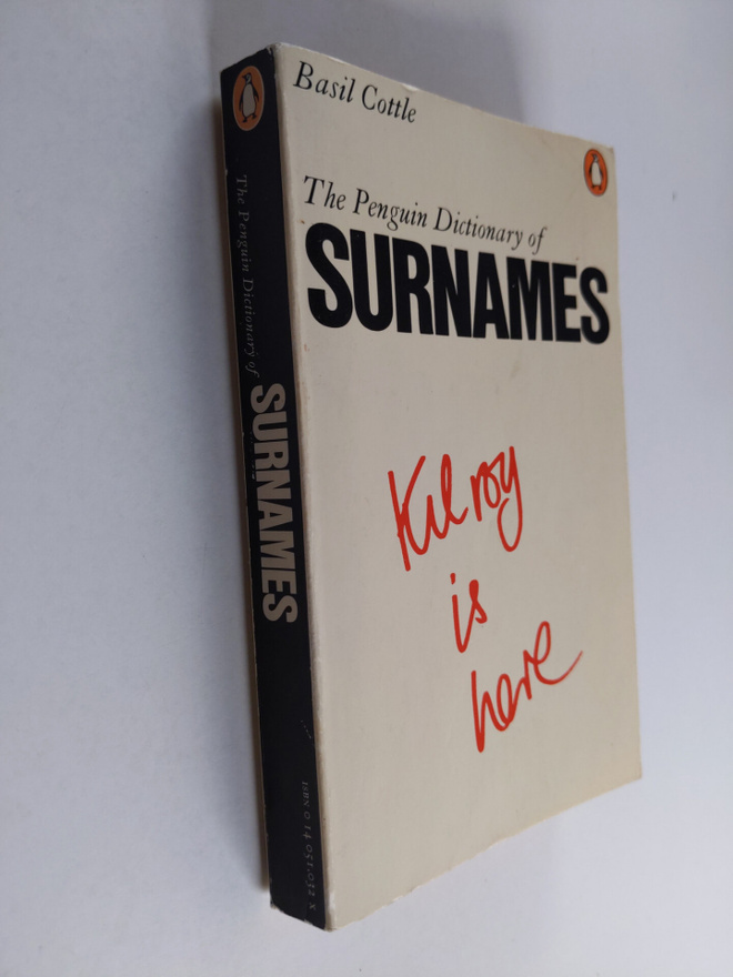 Basil Cottle : The Penguin dictionary of surnames