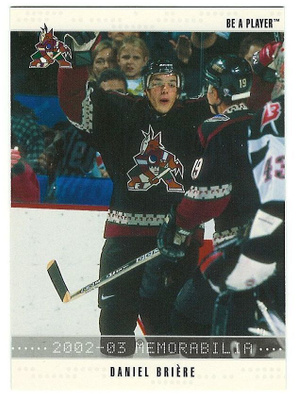 02-03 Be A Player Memorabilia #16 Daniel Briere