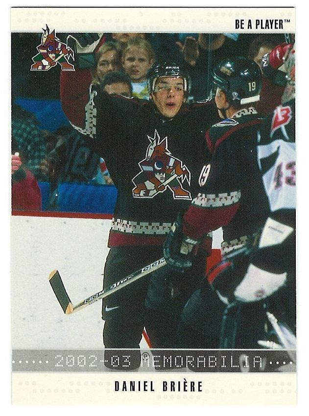02-03 Be A Player Memorabilia #16 Daniel Briere