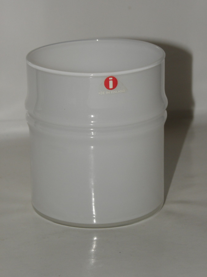 IITTALA SARPANEVA OPAALI PISARARENGAS LASI,,, 1 kpl