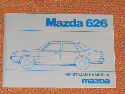 1979 Mazda 626 omistajan käsikirja - KUIN UUSI
